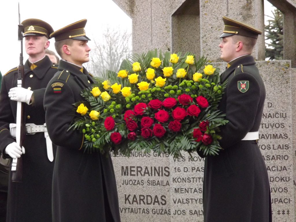 Minaičiuose paminėtos 70 - osios Lietuvos laisvės kovos sąjūdžio metinės