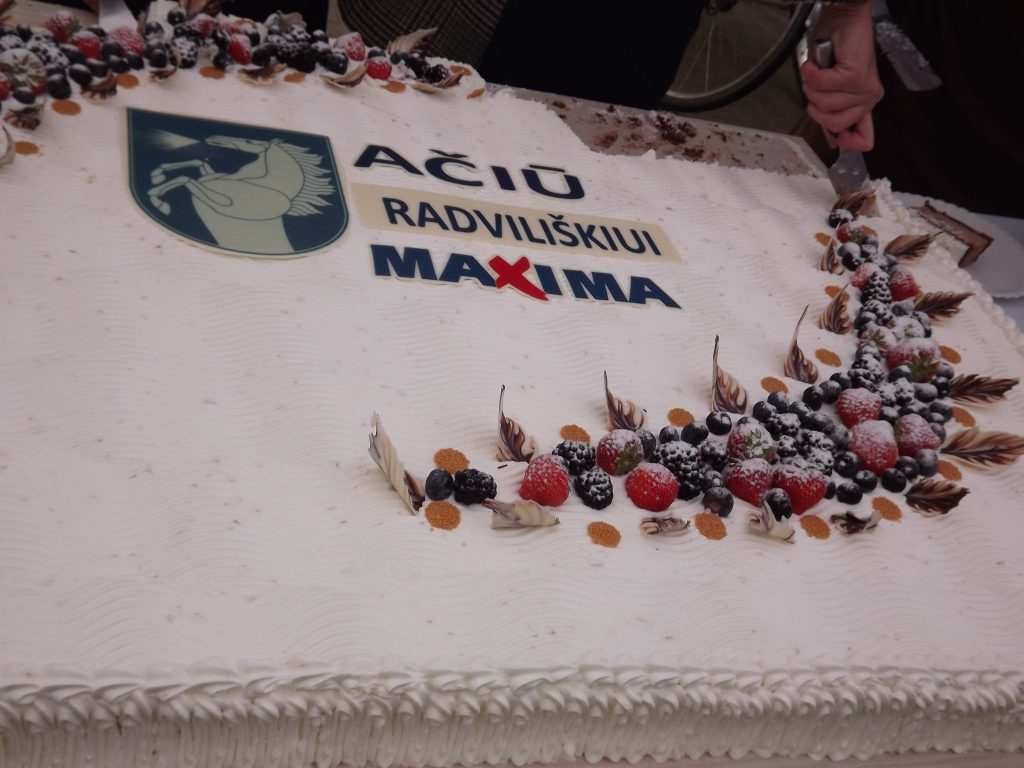 „Maxima“  padėkojo radviliškiečiams