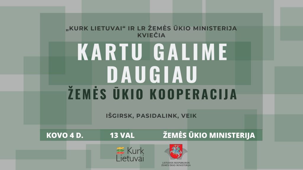 Kartu galime daugiau