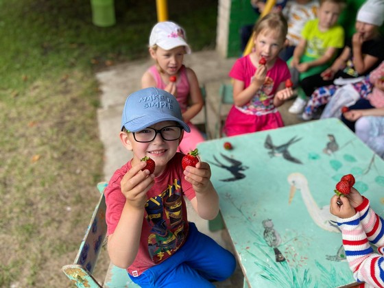 Braškių puota Šeduvos lopšelyje-darželyje