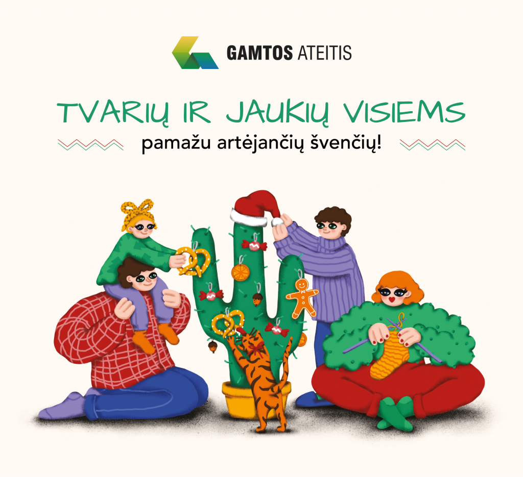 VšĮ „Gamtos ateitis“ rekomenduoja: 2020 metų užbaigimo švenčių receptas – tvariau ir draugiškiau gamtai