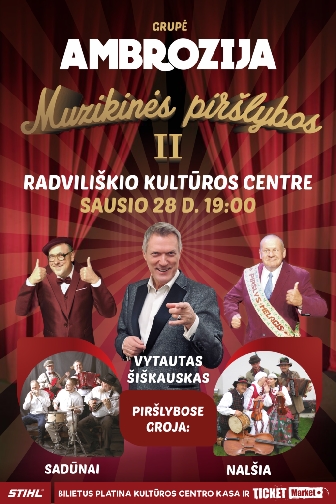 Grupė AMBROZIJA pristato: MUZIKINĖS PIRŠLYBOS 2