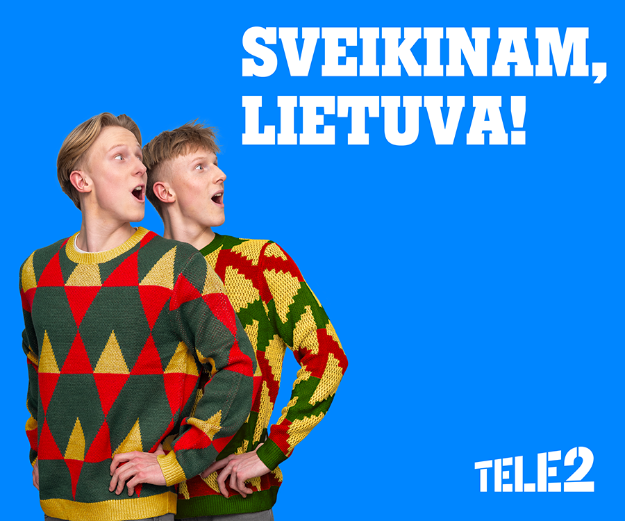 Su gimtadieniu, Lietuva! „Tele2“ pristato specialų Vasario 16-osios planą