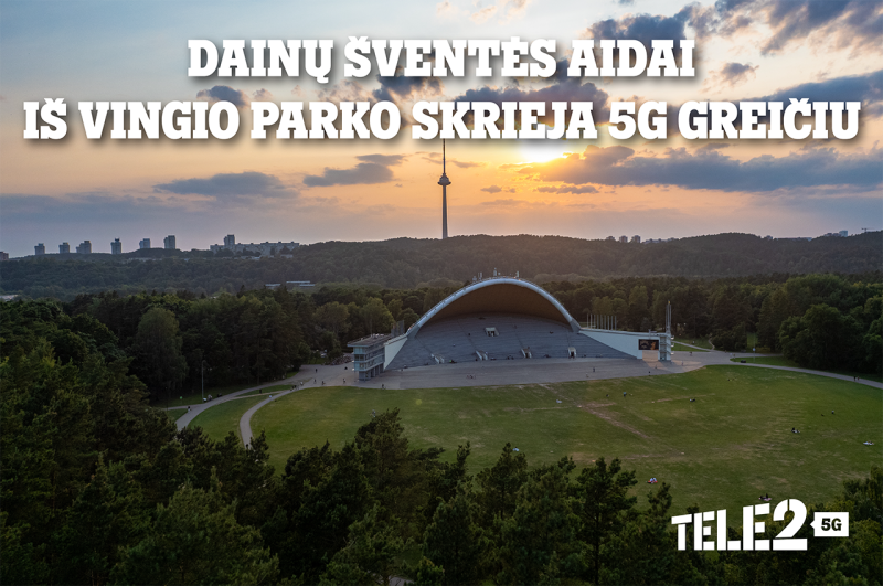 „Tele2“ sveikina Dainų šventę su 100-mečio sukaktimi: pasirūpino ypatinga ryšio kokybe