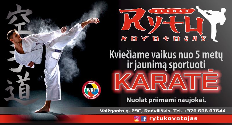 Sporto klubas „Rytų kovotojas“ kviečia vaikus sportuoti