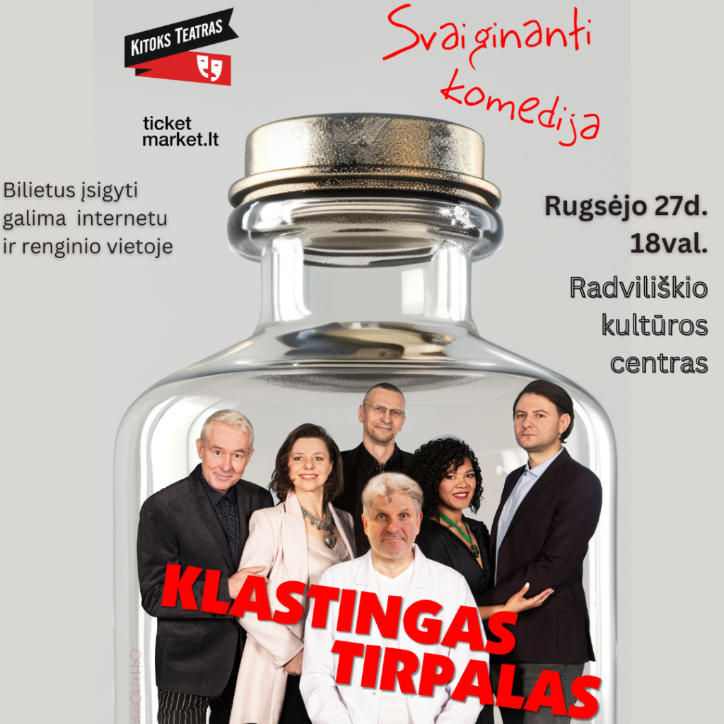 Kitoks teatras pristato: Svaiginančią komediją ”PROFESORIAUS KLASTINGAS TIRPALAS”