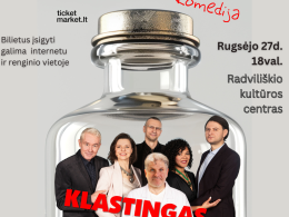 Kitoks teatras pristato: Svaiginančią komediją ”PROFESORIAUS KLASTINGAS TIRPALAS”